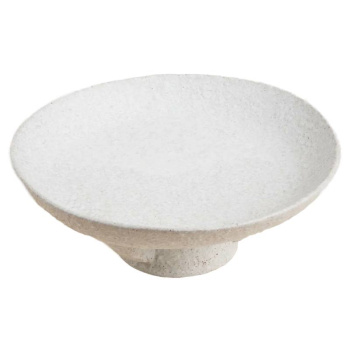Блюдо для фруктов керамическое SL Home Арена Бланка, цвет белый, d 27 см, 27×10 см