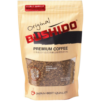 Кофе Bushido Original растворимый сублимированный, 75г