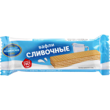 Вафли Сливочные традиционные 20г