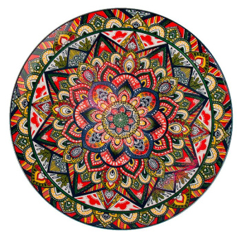 Блюдо Arabesque, фарфор, цвет синий, 27x3см