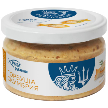 Горбуша-скумбрия рубленая классическая Европром, 180г
