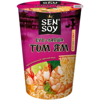 Суп лапша Сэнсой Том Ям, 65г
