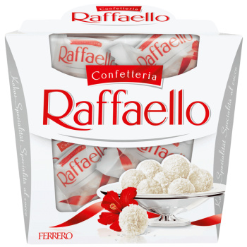 Raffaello куб шоколадных конфет, 150г