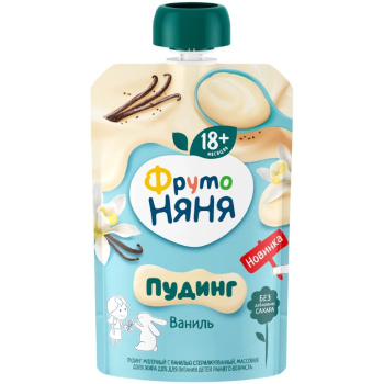Пудинг ФН из молока с ванилью БЗМЖ, 90г