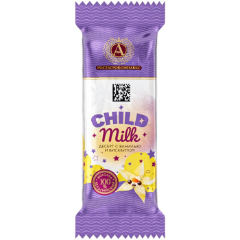 Десерт Child Milk глаз в молоч шоколад ваниль бисквит