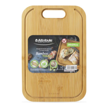 Разделочная доска BAMBOO TOUCH 36х24х1.5см ABX156