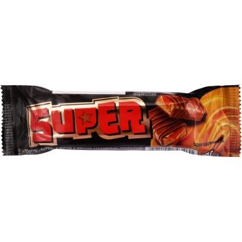 Батончик Super с нугой и мягкой карамелью Яшкино, 40г