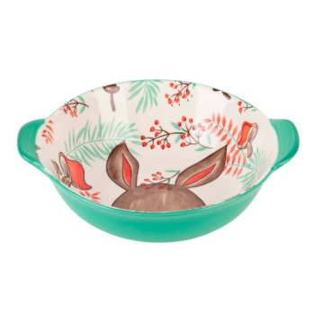 Емкость для запекания Kawaii Forest.Rabbit 18,5x16x5,5 см, фарфор, 550мл 
