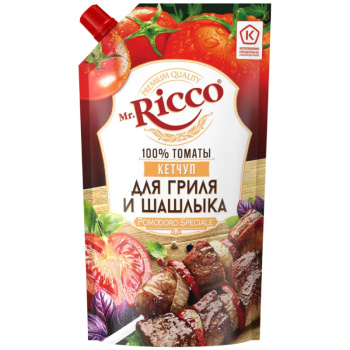 Кетчуп Mr.Ricco GM к сосискам и купатам, 300г