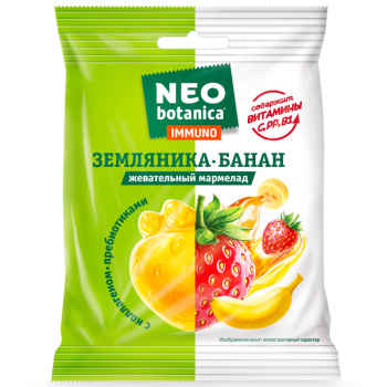 Мармелад Neo-botanica immuno земляника банан 75г