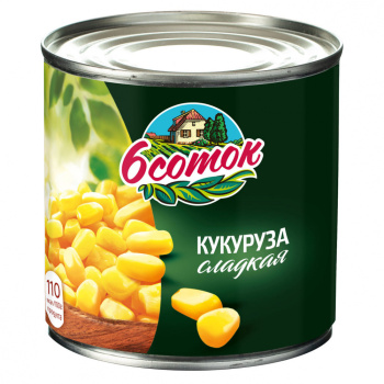 Кукуруза Шесть соток 425мл