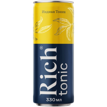 Напиток газированный Тоник Rich Индиан, 0,33л