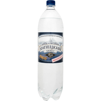Минеральная вода газированная Липецкий Бювет 1,5 л