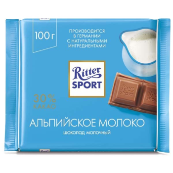 Шоколад_Риттер_Спорт_мол__Альпийское_молоко_100г