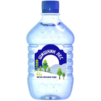 Вода питьевая Шишкин лес, негазированная, 0,4 л