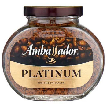 Кофе Ambassador Platinum растворимый, 47,5г 