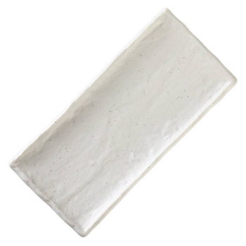 Блюдо для подачи Magistro Slate, фарфор, белое, 25×12 см