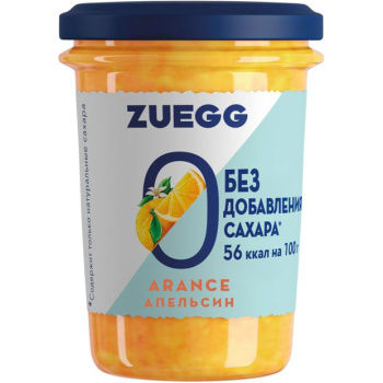 Конфитюр Zuegg 220г Апельсин низкокалорийный