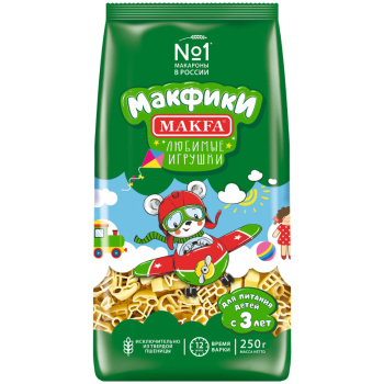 Макаронные изделия Макфа Макфики Любимые игрушки, 250г