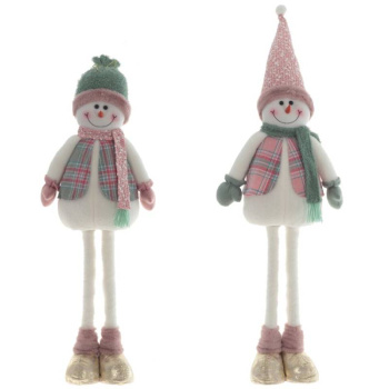Игрушка набивная Снеговик (телескоп ноги), L27 W13 H106 43 см