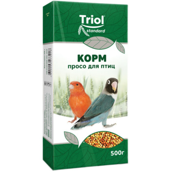 Корм Triol Standard для птиц Просо, 500г