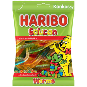 Мармелад жевательный Haribo червяки, 80г