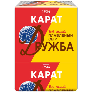 Сыр плавленый Дружба Карат 45%, 200г